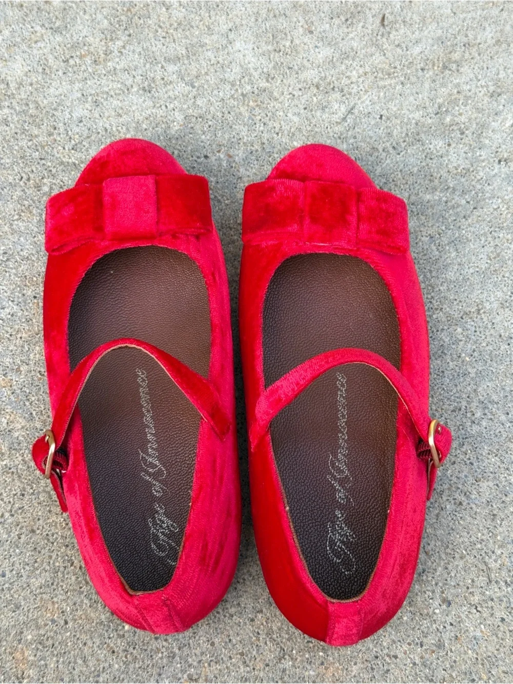 Age of Innocence sz 29 Ellen Red Velvet shoes